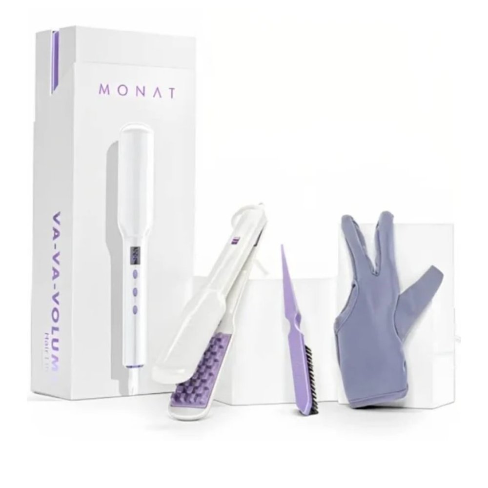 MONAT Va-Va-Volum Hair Tool Set - White and Purple